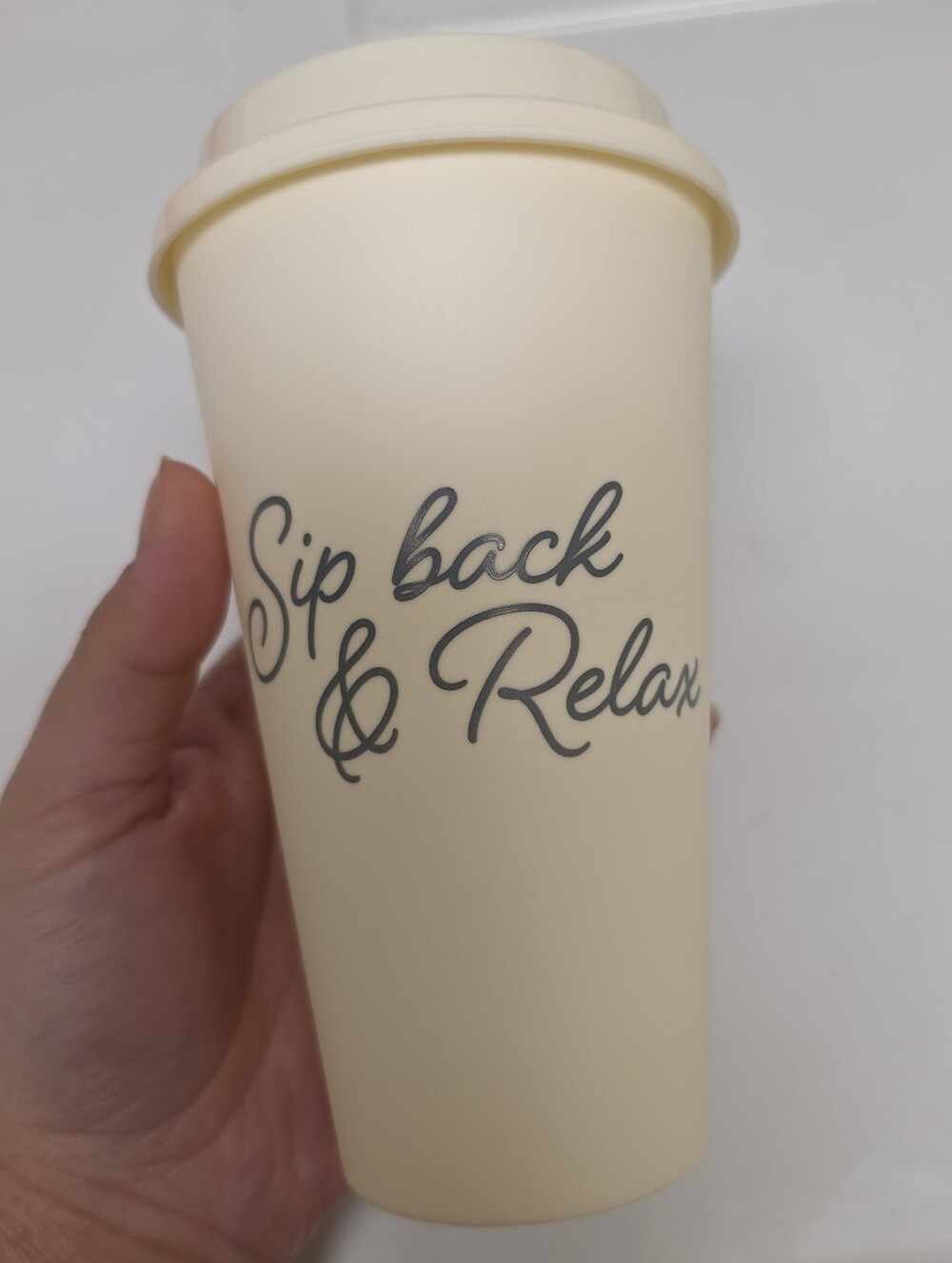 🧉 Sip Back and Relax Dishwasher Safe Reusable Plastic Cup